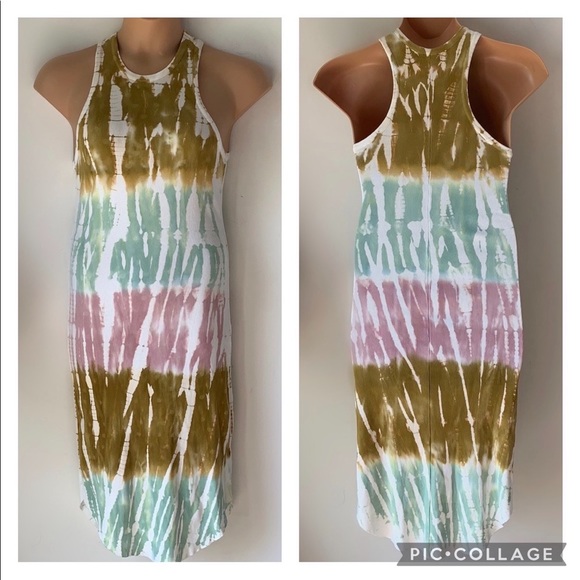 YOUNG FABULOUS & BROKE Robbie Tie Dye Tank Dress M - Picture 5 of 11